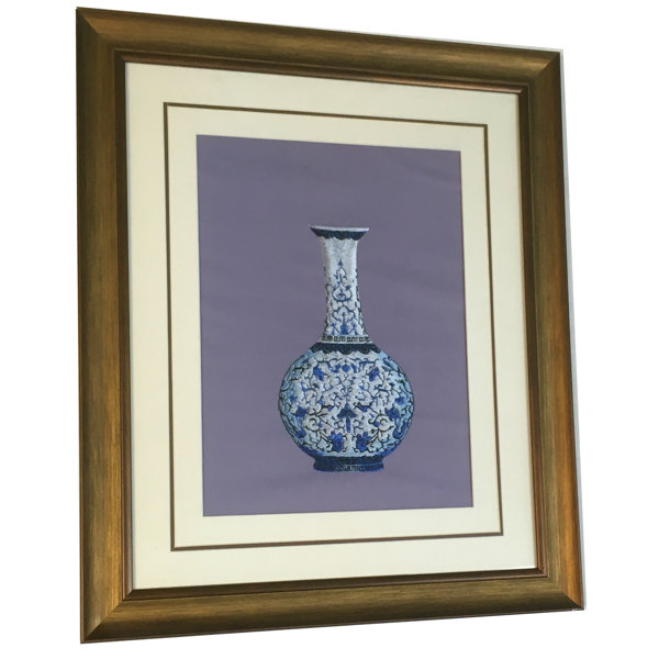 The Silver Teak The Flower Vase Picture Frame Graphic Art on Canvas